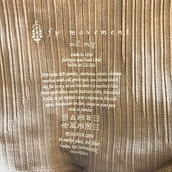 NWT Free People Good Karma Gray Leggings Size M/L - Picture 11 of 11